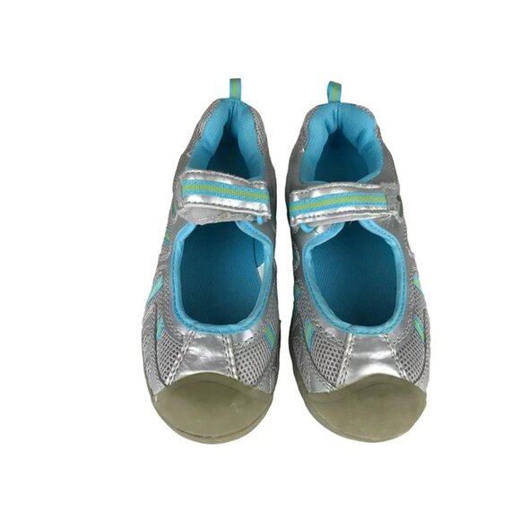 Xhilaration Girls Aqua Round Toe‎ Casual Mary Jane Shoes Size Size US 3 - Picture 4 of 10
